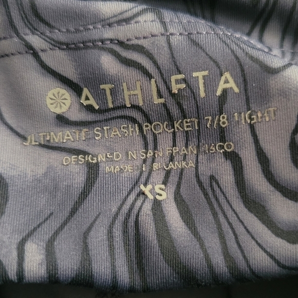 Athleta Ultimate Stash Pocket 7/8 Tight Size XS - Picture 3 of 5